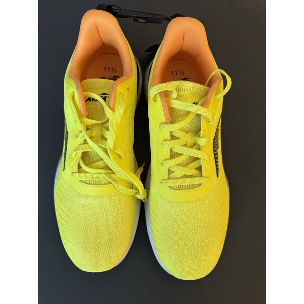 Avia Hypersonic Running Shoes Mens 11.5 Yellow Neon Athletic‎ Sneakers NWT